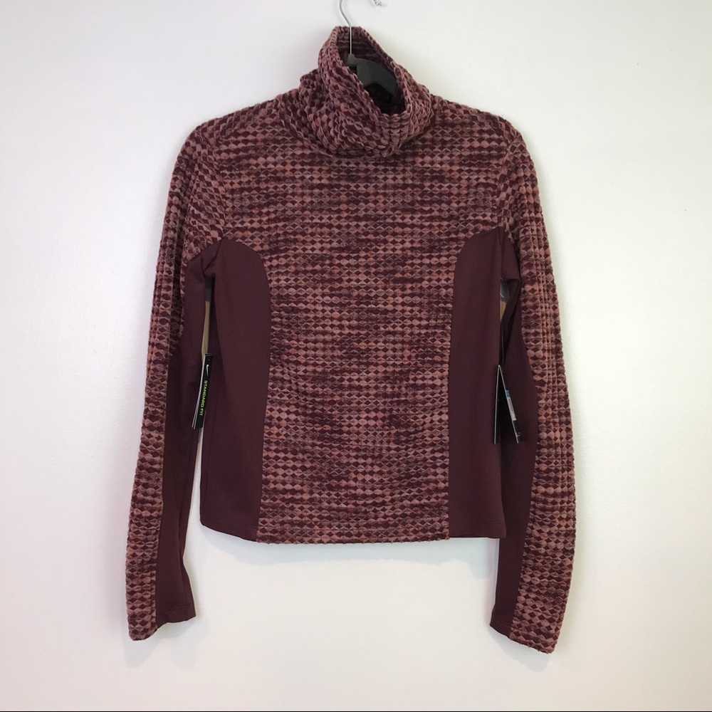 Nike NEW womens Med Pro HyperWarm Pullover shirt